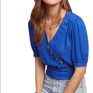 Anthropologie Maeve Madeline feminine blouse size 12
